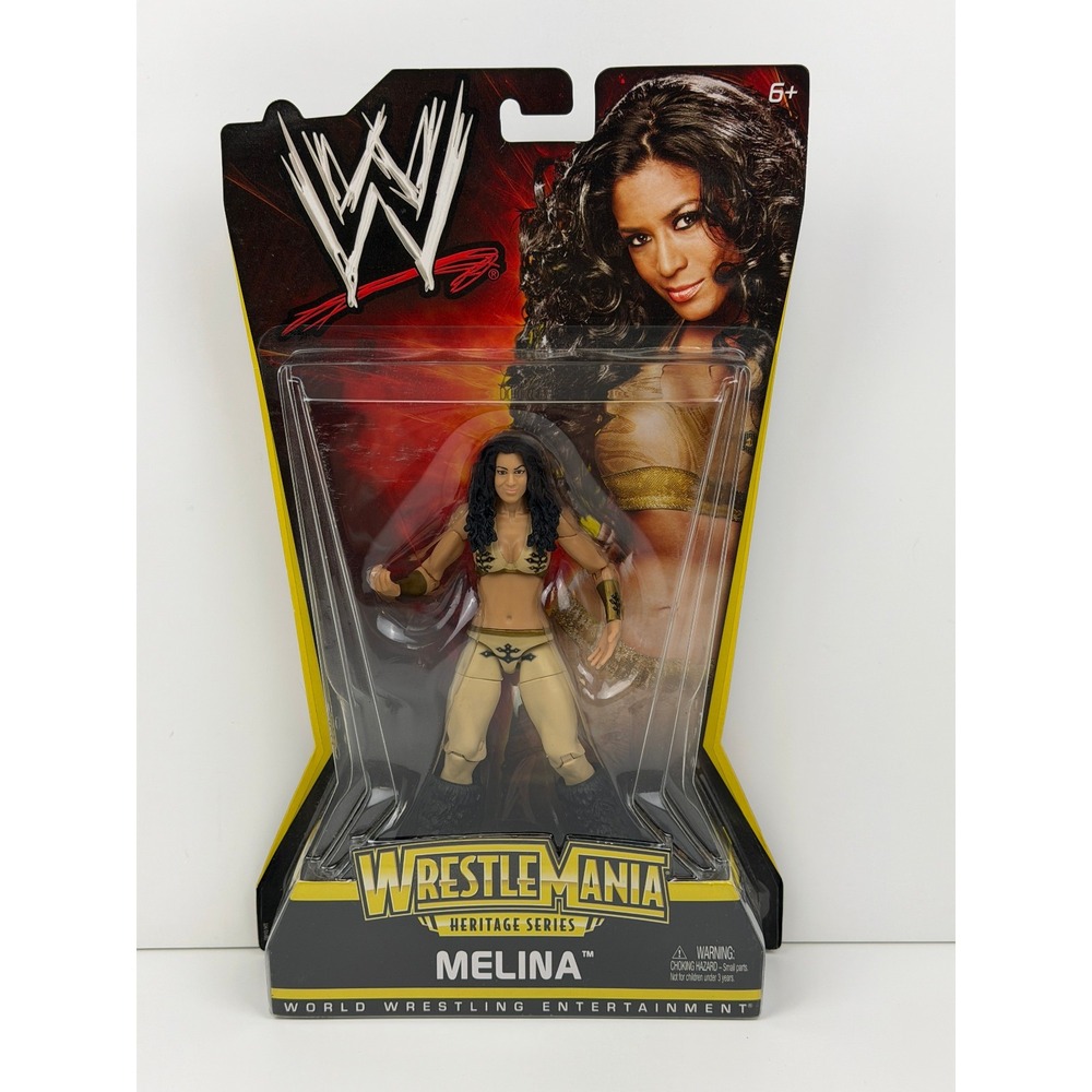 Melina WWE Wrestlemania Heritage Series Action Figure Brand New Rare